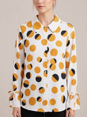 Camisa manga larga estampada en circulos - ArmasStyle