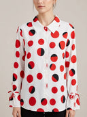Camisa manga larga estampada en circulos - ArmasStyle