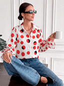 Camisa manga larga estampada en circulos - ArmasStyle