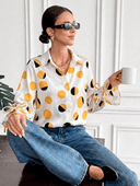 Camisa manga larga estampada en circulos - ArmasStyle