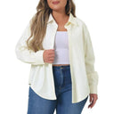 Camisa manga larga unicolor elegante - ArmasStyle
