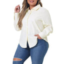 Camisa manga larga unicolor elegante - ArmasStyle