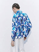 Camisa satinada estampada - ArmasStyle
