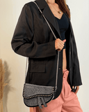 Cartera de semicuero brillante - ArmasStyle