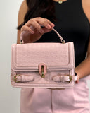 Cartera semi cuero con diseño de broche - ArmasStyle