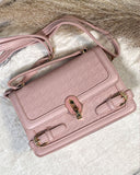 Cartera semi cuero con diseño de broche - ArmasStyle