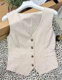 Chaleco unicolor casual liso - ArmasStyle