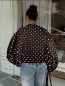 Chaqueta bomber de lunares - ArmasStyle