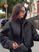 Chaqueta bomber de lunares - ArmasStyle