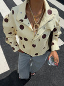 Chaqueta bomber de lunares grandes - ArmasStyle