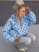 Chaqueta con capucha y. cremallera elegante - ArmasStyle