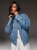 Chaqueta demin casual de mujer - ArmasStyle
