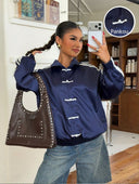 Chaqueta estilo chino de saten tendencia - ArmasStyle