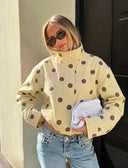 Chaqueta holgada de lunares grandes - ArmasStyle