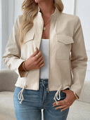 Chaqueta manga larga con bolsillos - ArmasStyle
