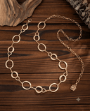 Cinturon de metal con diseño circular 120CM - ArmasStyle
