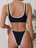 Conjunto 2 piezas traje baño con cinta de contraste - ArmasStyle
