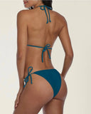 Conjunto de 2 piezas bikini unicolor - ArmasStyle