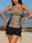 Conjunto de 2 piezas tankini estampado y short - ArmasStyle