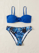 Conjunto de bikini con parte inferior estampada - ArmasStyle