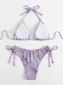 Conjunto de bikini estampado talle alto - ArmasStyle