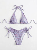 Conjunto de bikini estampado talle alto - ArmasStyle