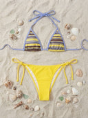 Conjunto de bikini halter en viarios colores - ArmasStyle