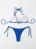 Conjunto de bikini unicolor de mujer - ArmasStyle