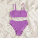 Conjunto de bikini unicolor talle alto - ArmasStyle