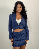 Conjunto de Blazer y Falda Shorts de vestir cargo - ArmasStyle