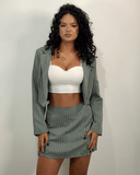 Conjunto de Blazer y Falda Shorts de vestir cargo - ArmasStyle