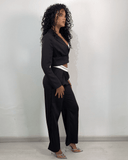 Conjunto de blazer y pantalon palazo - ArmasStyle