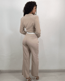 Conjunto de blazer y pantalon palazo - ArmasStyle