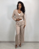 Conjunto de blazer y pantalon palazo - ArmasStyle