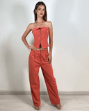 Conjunto de tops con botones y patalon - ArmasStyle