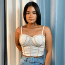 Corset con diseño de brillos - ArmasStyle