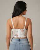 Corset estampado floreado - ArmasStyle