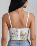 Corset estampado floreado - ArmasStyle