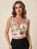 Corset estampado floreado - ArmasStyle