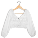 Crop tops tejido manga larga - ArmasStyle