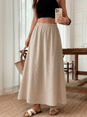 falda larga unicolor - ArmasStyle