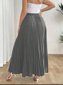 falda plizado unicolor - ArmasStyle