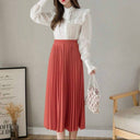 falda plizado unicolor - ArmasStyle