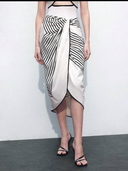 Falda envolvente estampada