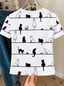 Franela con estampado de gatos - ArmasStyle