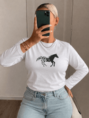 Franela manga larga con diseño impreso - ArmasStyle