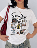 Franela unicolor con diseño de caricatura - ArmasStyle