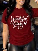 Franela unicolor con texto impreso - ArmasStyle