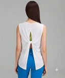 Franelilla deportiva unicolor espalda abierta - ArmasStyle