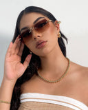 Gafas de sol cuadradas sin marco de metal - ArmasStyle